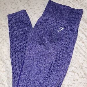 Purple Gymshark leggings. Only worn a few times. In perfect conditions! :)